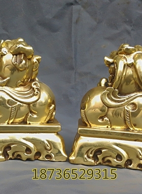 貔貅财源广进工艺品摆件风水铜器