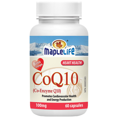 【拍两件】美柏莱进口辅酶q10软胶囊2瓶