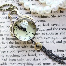 复古水晶长款夏天配饰韩国项链表