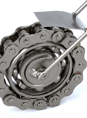 摆设摩托车模型楼房个性装饰摆件