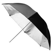 Golden Bay S-38-40 Black Silver Reflective Umbrella Diameter 100CM 40 Inch Outer Black Inner Silver Reflective Umbrella Photographic Umbrella
