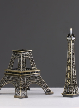 欧式风巴黎埃菲尔铁塔模型道具
