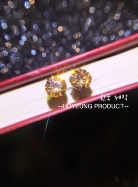 四爪日韩简约个性超闪包邮耳钉