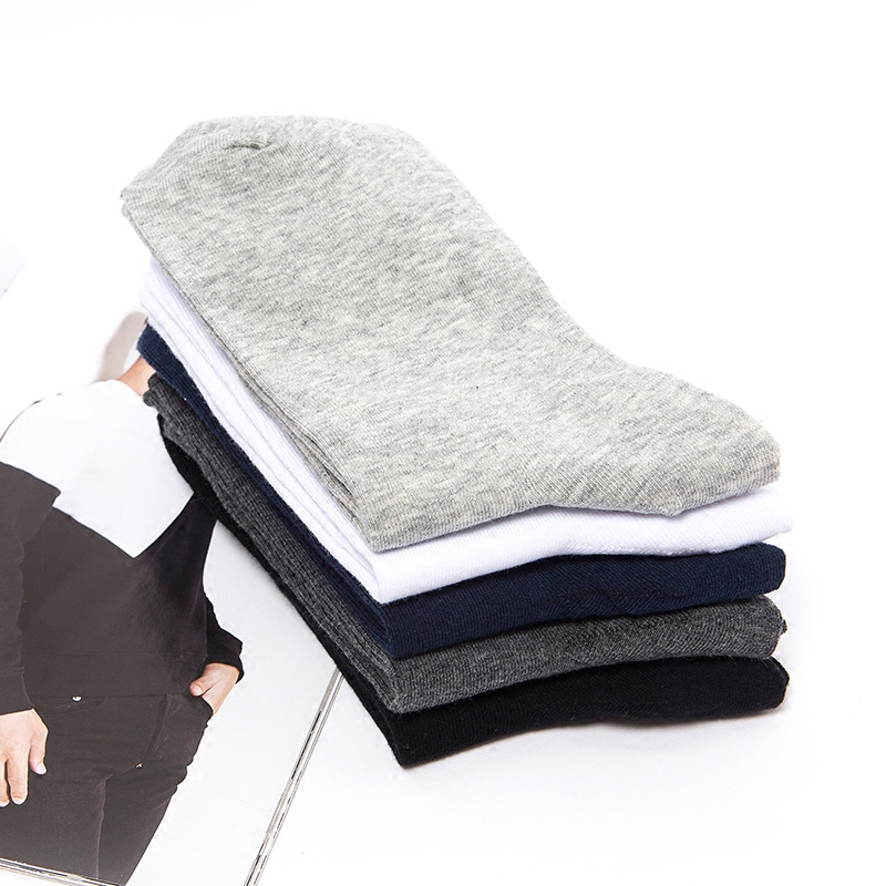 男士中筒黑色白色春秋长筒长袜子 百靓伊短袜/打底袜/丝袜/美腿袜