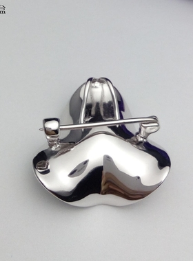 吊坠纯银胸针两用吊坠