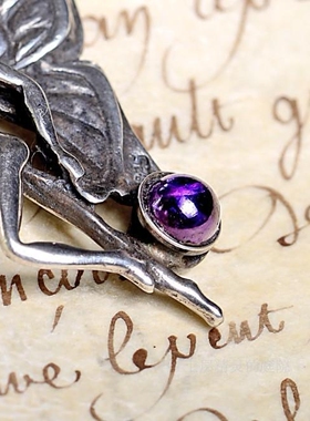 庭院唯美风纯银项链吊坠