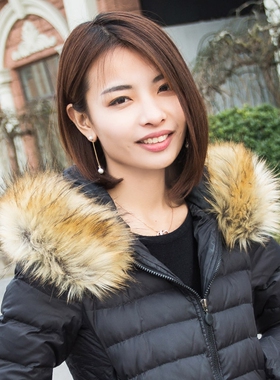 羽绒服女单通用仿真狐狸毛假领子