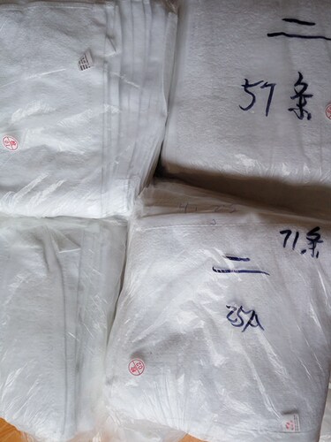 按斤卖纯棉二等白毛巾厨房保洁抹布装修擦食品机械用残次品小方巾 - 图1