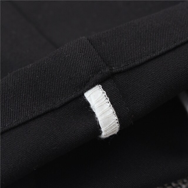 Japanese retro gentleman slim fit casual trousers