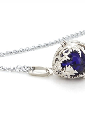 镂空开合免塞扩香随身精油瓶项链