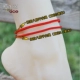 Năm của lợn Năm của chuỗi vòng đỏ Chuỗi Nữ tốt Người đàn ông dày có thể chuyển nhượng Bảo vệ ác - Vòng chân lắc chân chuông Vòng chân