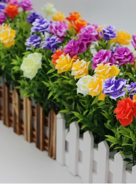 绿植窗台田园装饰拍摄道具假花