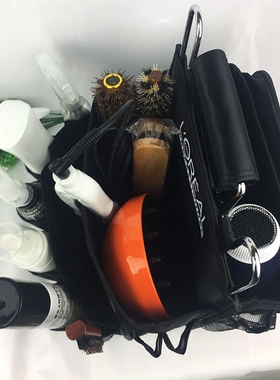宠物收纳包经典纯黑背带美发工具