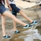 Mùa hè 2016 mới của nam Hàn Quốc giày đi biển lỗ giày nam - Dép