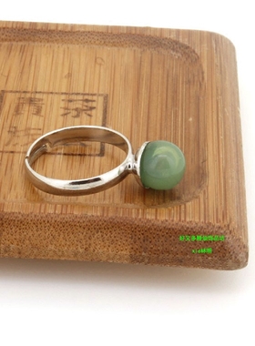 小巧圆球琉璃戒指扩香百搭随身