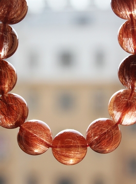 天然水晶猫眼手串