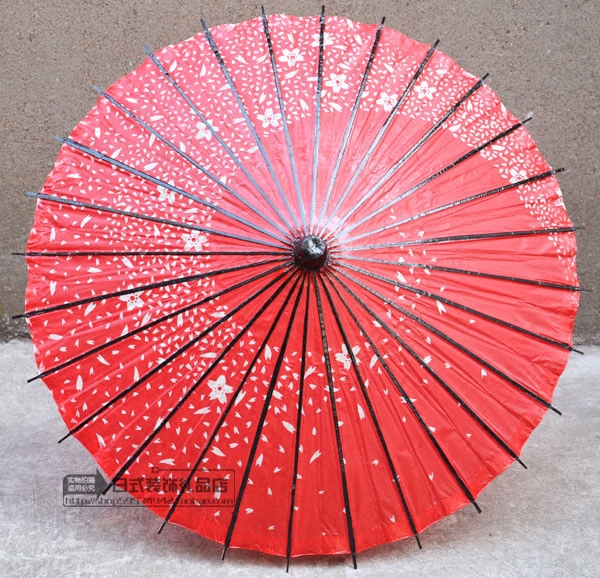紅色櫻花工藝日本油紙傘動漫cos傘中秋國慶日式餐廳店鋪裝飾裝修