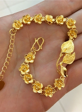 时尚新款金店同款手链女士不掉色