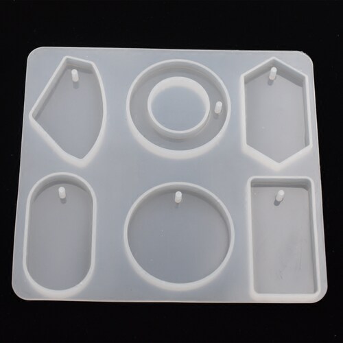Cooldiy 手工树脂水晶滴胶车饰大吊坠毛衣链 硅胶模具 镜面 - 图1
