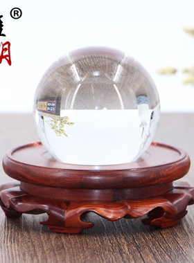 红木圆形石头雕刻核桃底座