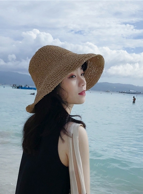 夏季防晒大檐可折叠遮阳草帽