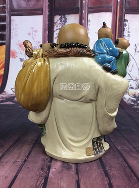 弥勒佛客厅陶瓷大师手工结婚礼物