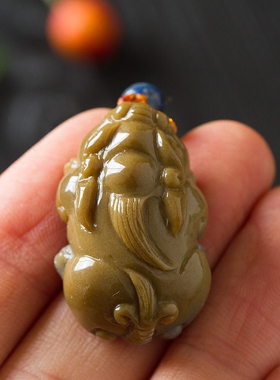 威武风阿拉善玛瑙开运吊坠送证书