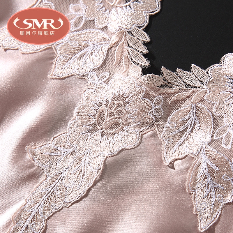 2020新款性感女夏蕾丝边吊带睡裙 珊目尔睡裙