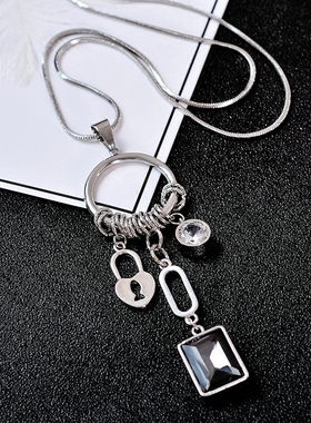 长款百搭优雅韩国配饰品毛衣链