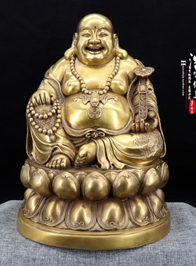 家用供奉弥勒佛纯铜佛像未来佛