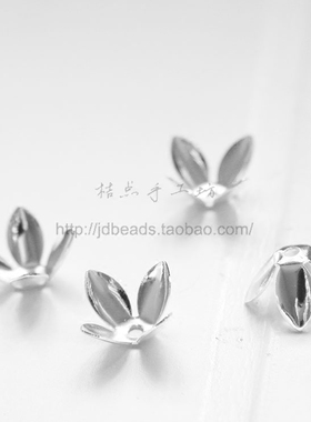 diy饰品黄铜散珠四瓣花