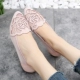 Giày nữ mùa hè 2019 Giày mẹ Baotou cỡ lớn Giày nữ đế bằng da đế mềm đế chân hoang dã 41-43 - Sandal