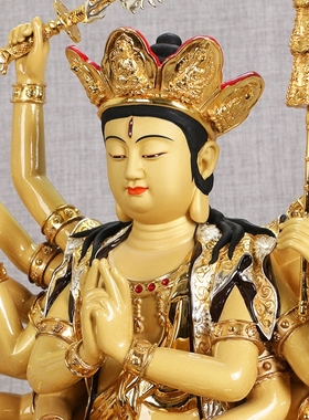 宝成台湾盛凡铜鎏金密宗准提佛具