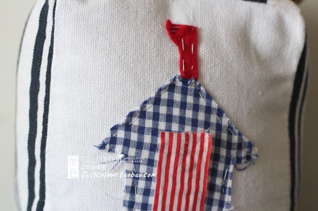 田园地中海小房子布艺装饰门牌挂件创意家居软饰挂包门当挡沙袋,淘宝优惠券,粉丝福利购,淘宝优惠卷