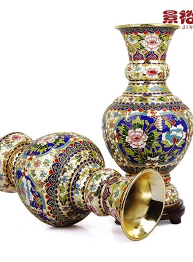 铜胎掐丝珐琅外事商务风景泰蓝