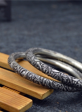 中国民族原创足银蜜蜂定制手环