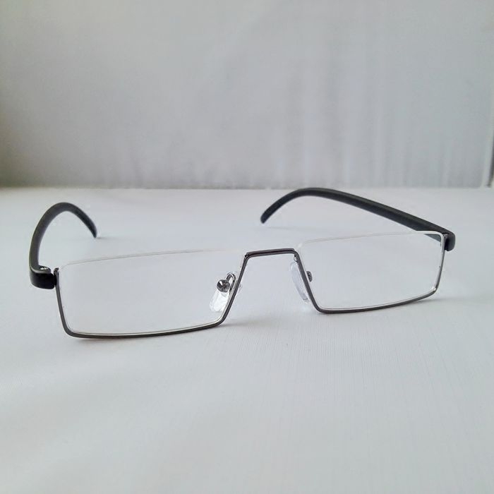 日系下半框倒框眼镜黑色眼镜cosplay道具品质有镜片可去配镜包邮-图2
