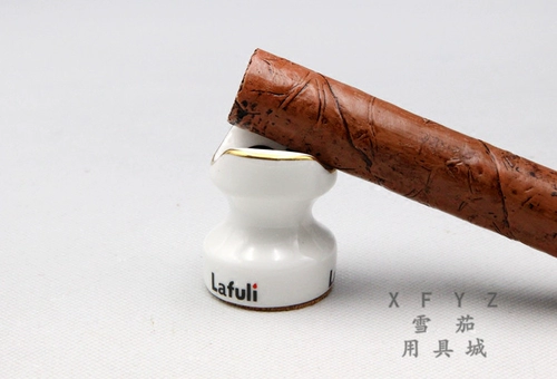 Новая реклама бесплатная доставка Lafuli изысканный керамический портативный сигарный сигарный подставка перетаскивания Q