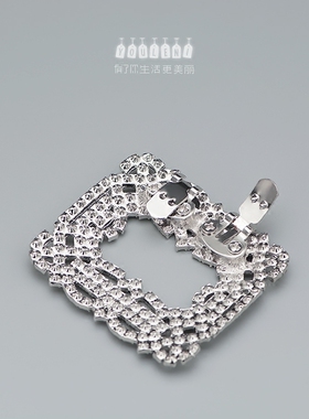 一双价 满钻大方扣双扣华美可拆卸 SHOECLIPS欧美热销 同款大尺寸
