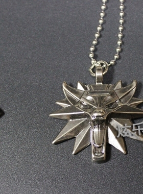 狼头两款可选绒布袋项链