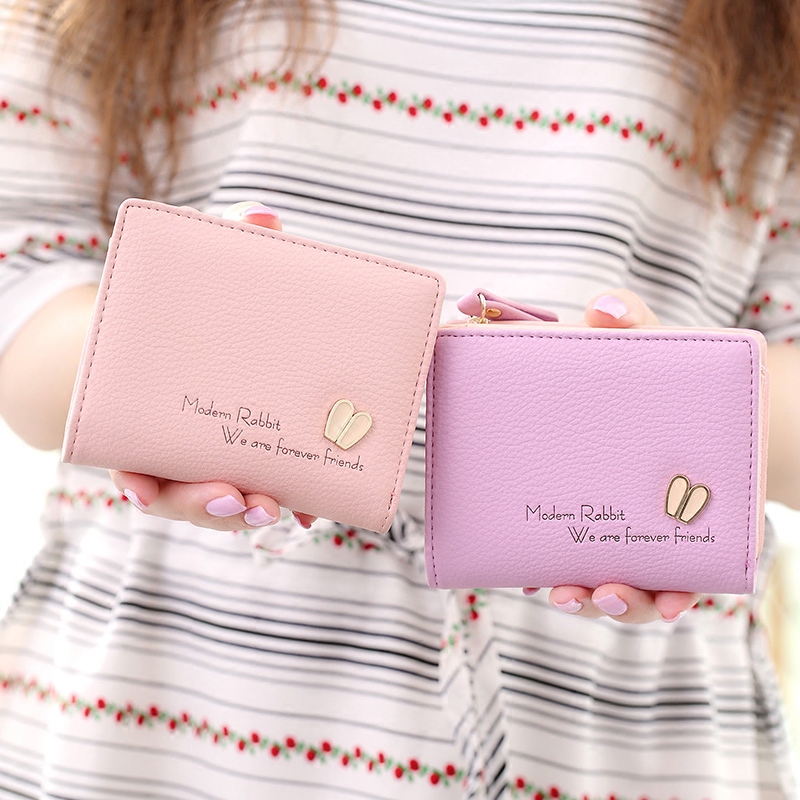 普瑞蒂小清新折叠学生韩款女零钱包 普瑞蒂箱包钱包