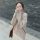 ANNA nhà 2017 mới len lỏng cao cổ áo len áo len ngắn đoạn đầu áo len mùa xuân và mùa thu đông quần áo của phụ nữ - Áo len shop quần áo nữ Áo len