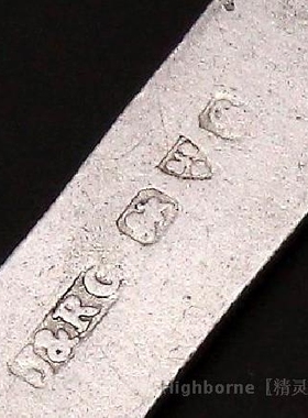 西洋古董纯银十字架吊坠