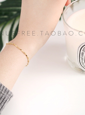 包邮vf定制美国进口14k注金手链