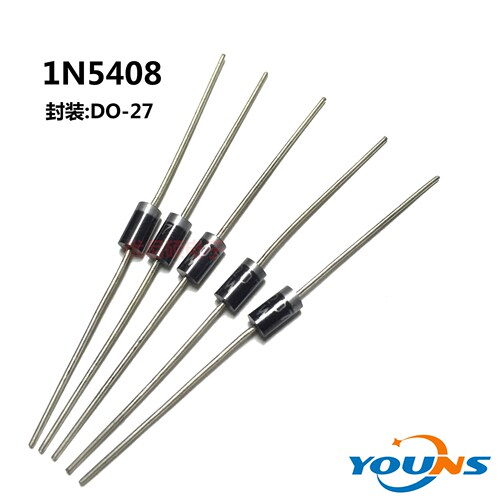 1个 风筒电吹风机配件开关档位电阻整流二极管1N5408 3A - 图0