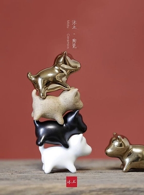 爱意表达沐土陶瓷礼物治愈桌面