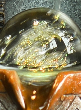 办公室中式风鱼缸桌面流水摆件