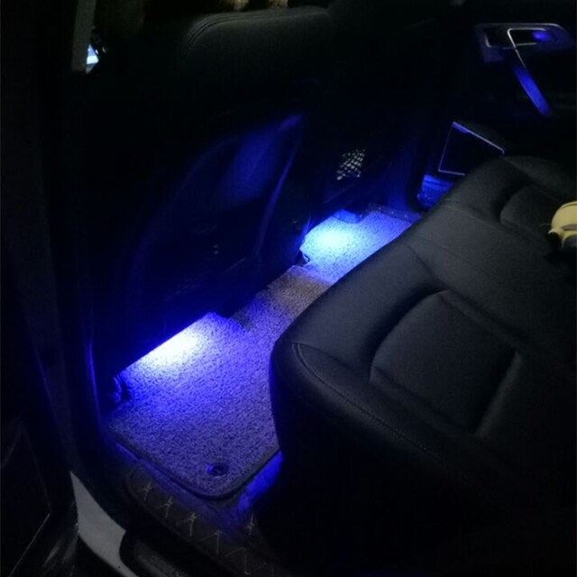 ໂຄມໄຟປະດັບໄຟ LED ທີ່ຄວບຄຸມດ້ວຍສຽງໃນລົດ