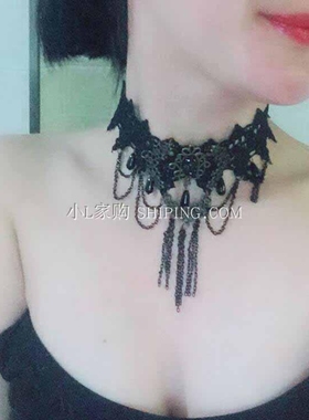 网红ins项链女蕾丝潮脖子饰品