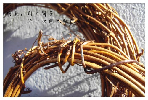 圣诞藤圈藤环美式乡村天然裸圈节庆婚庆花环装饰裸圈干花环包邮 - 图1